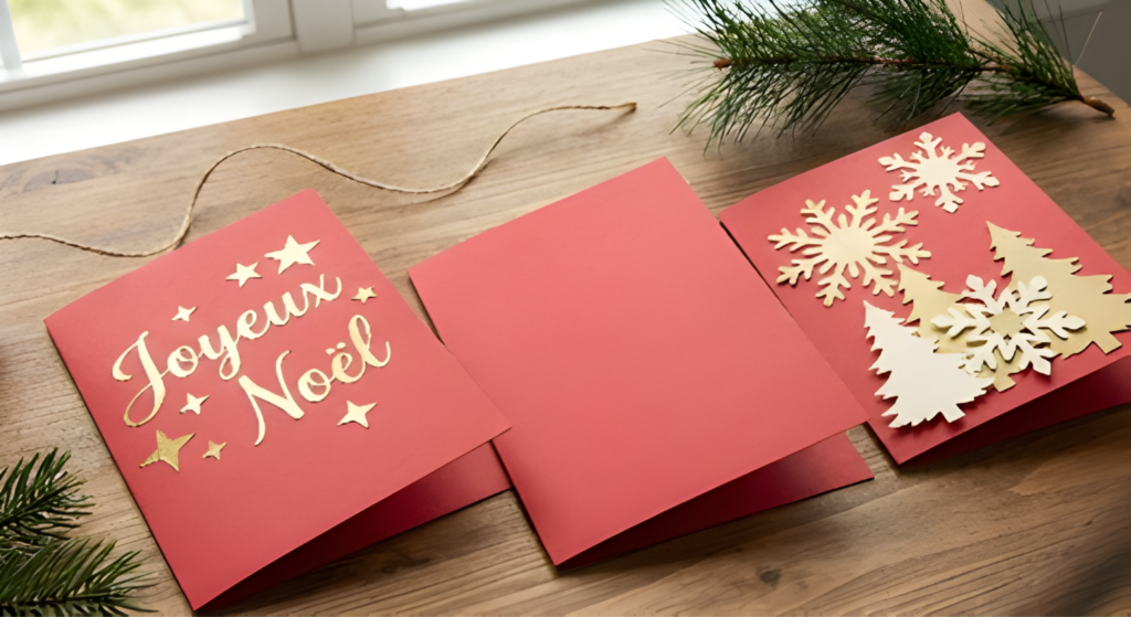 carte de voeux cricut